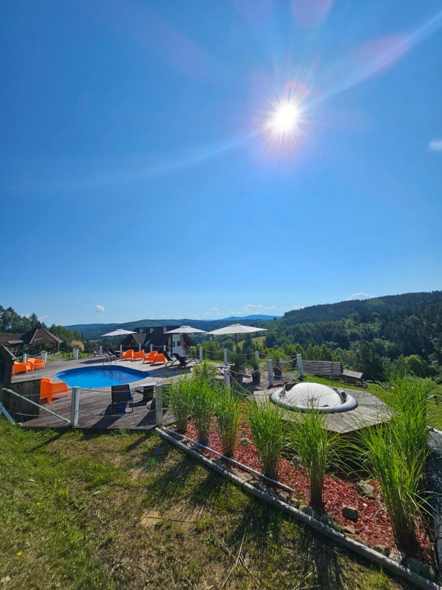 Chata W Bieszczadzie Apartamenty I Domki Z Sauna Bieszczady Полянчик Екстер'єр фото