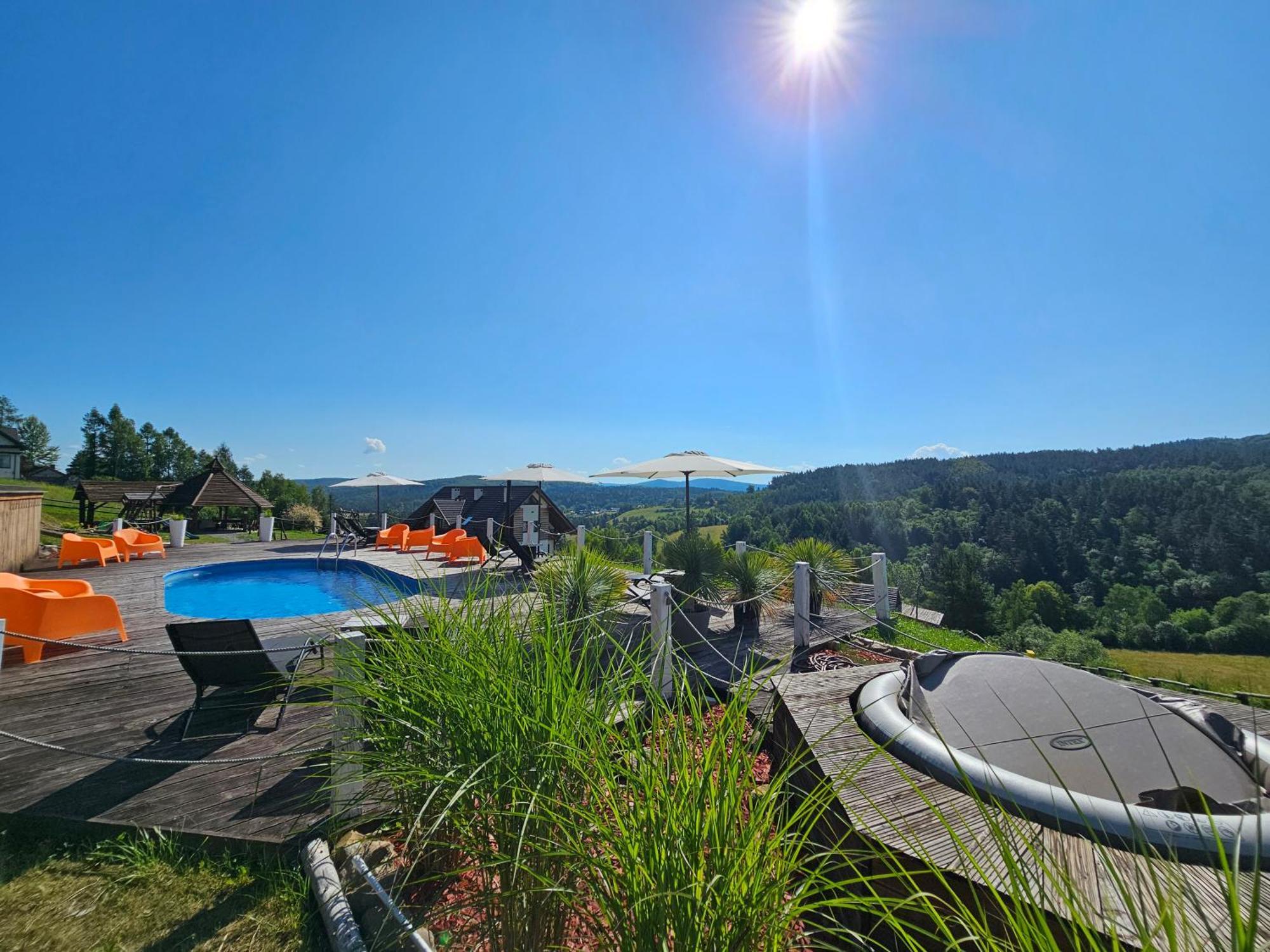 Chata W Bieszczadzie Apartamenty I Domki Z Sauna Bieszczady Полянчик Екстер'єр фото