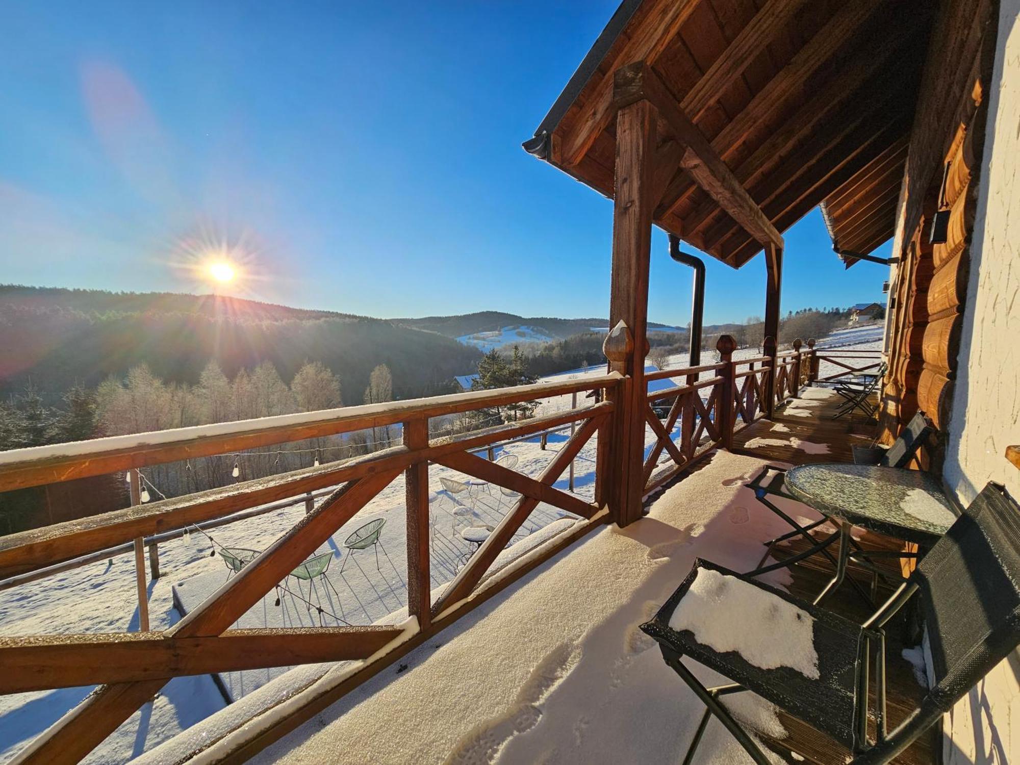 Chata W Bieszczadzie Apartamenty I Domki Z Sauna Bieszczady Полянчик Екстер'єр фото
