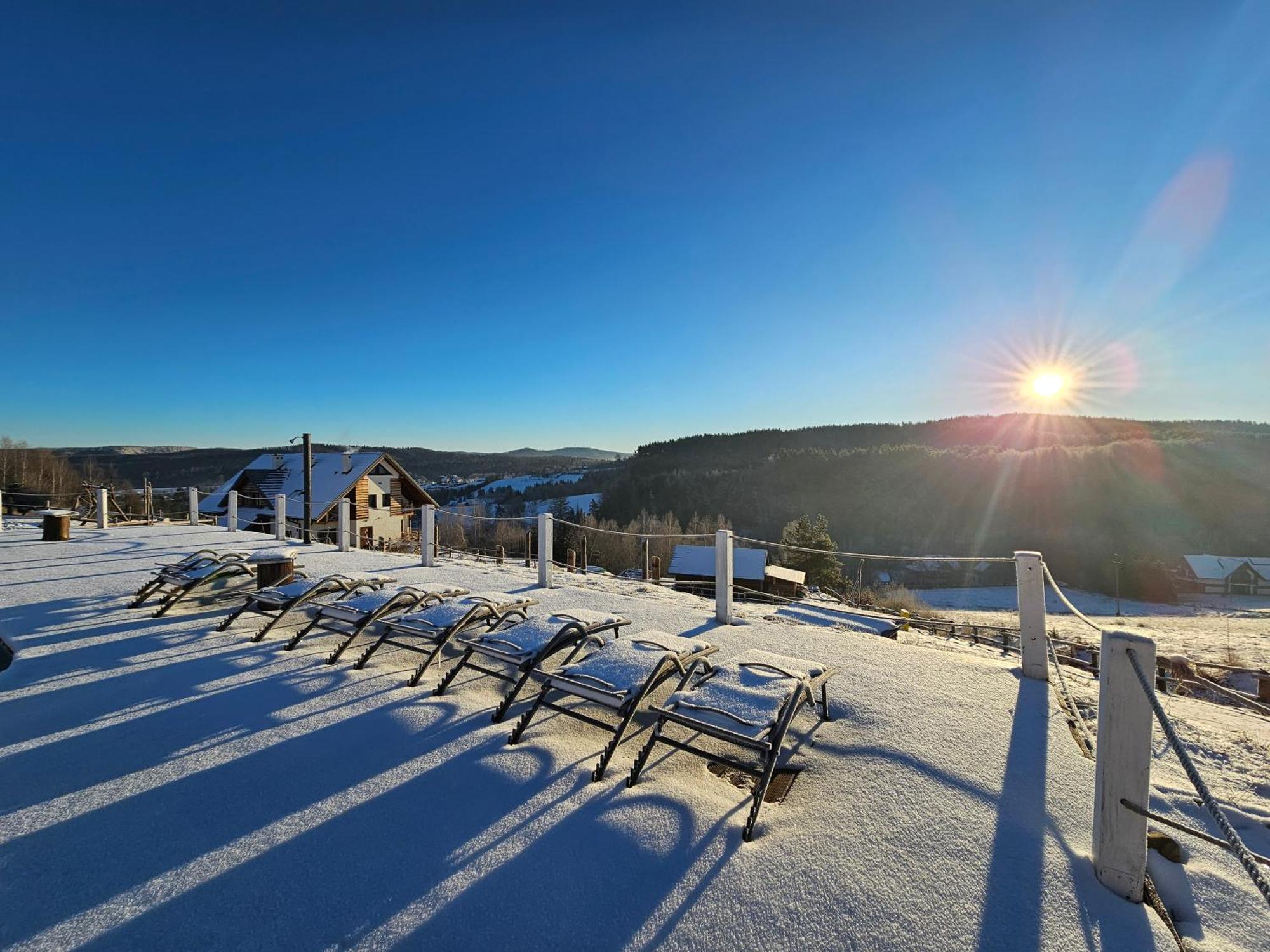 Chata W Bieszczadzie Apartamenty I Domki Z Sauna Bieszczady Полянчик Екстер'єр фото
