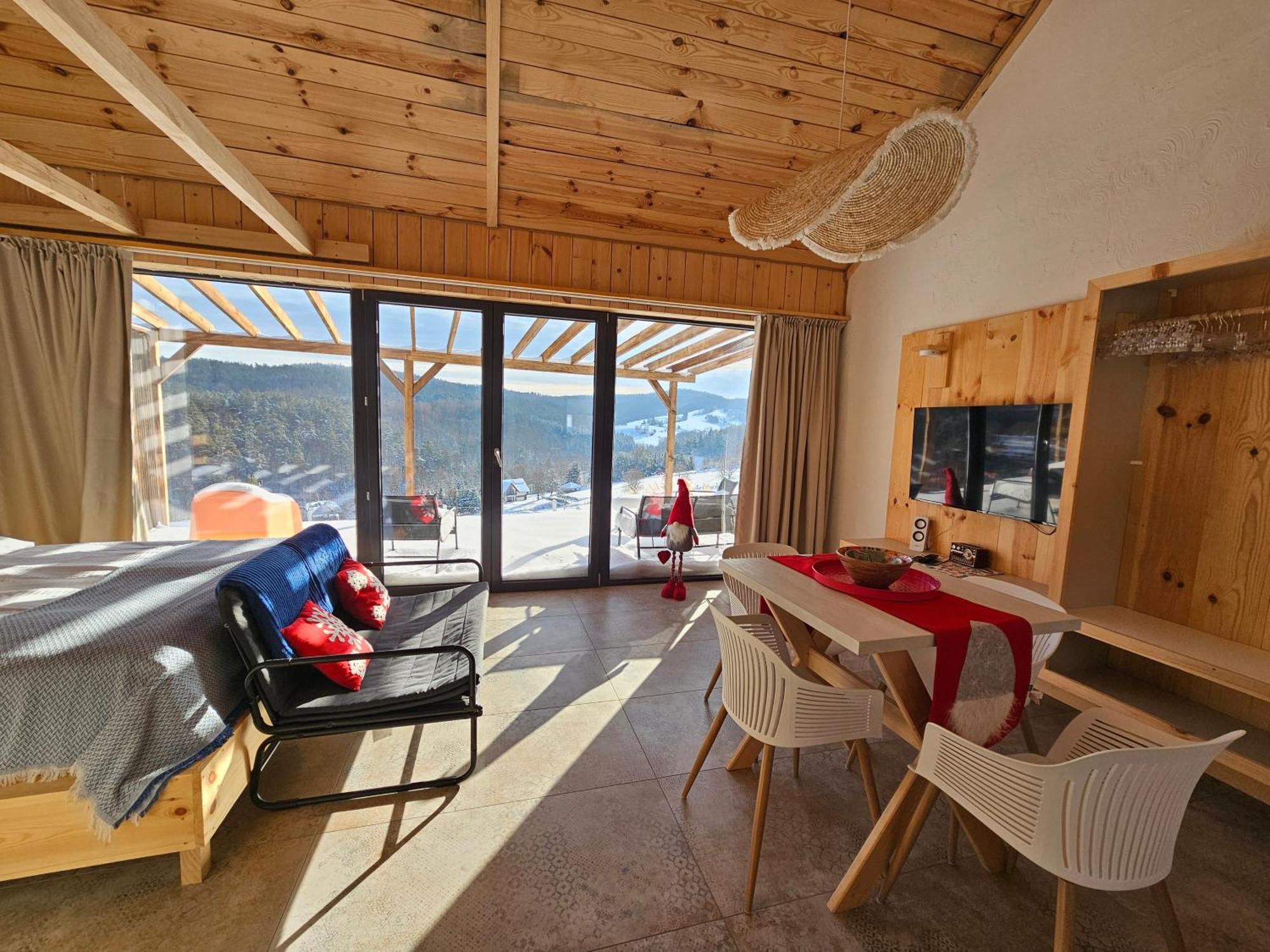 Chata W Bieszczadzie Apartamenty I Domki Z Sauna Bieszczady Полянчик Екстер'єр фото