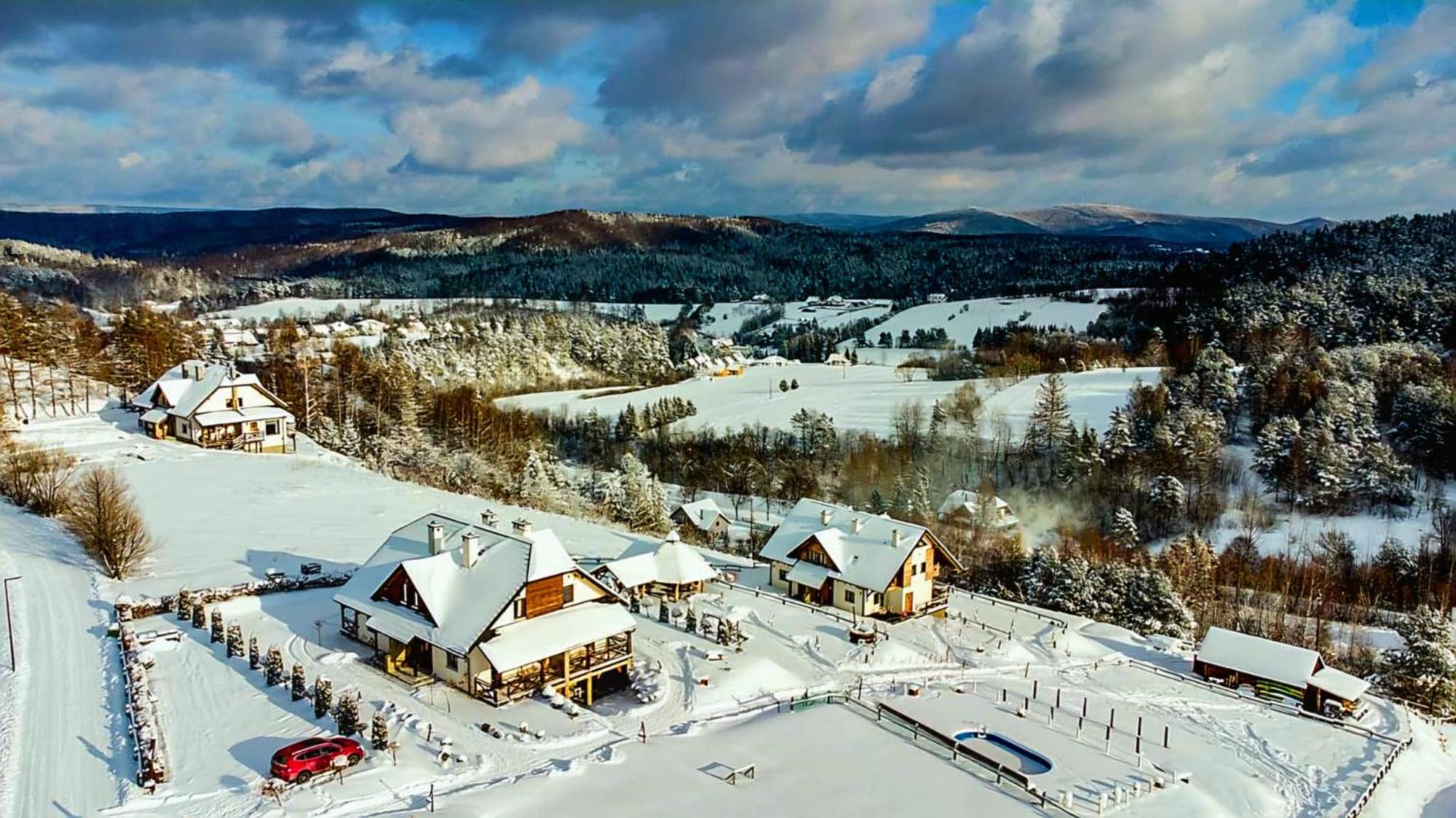 Chata W Bieszczadzie Apartamenty I Domki Z Sauna Bieszczady Полянчик Екстер'єр фото
