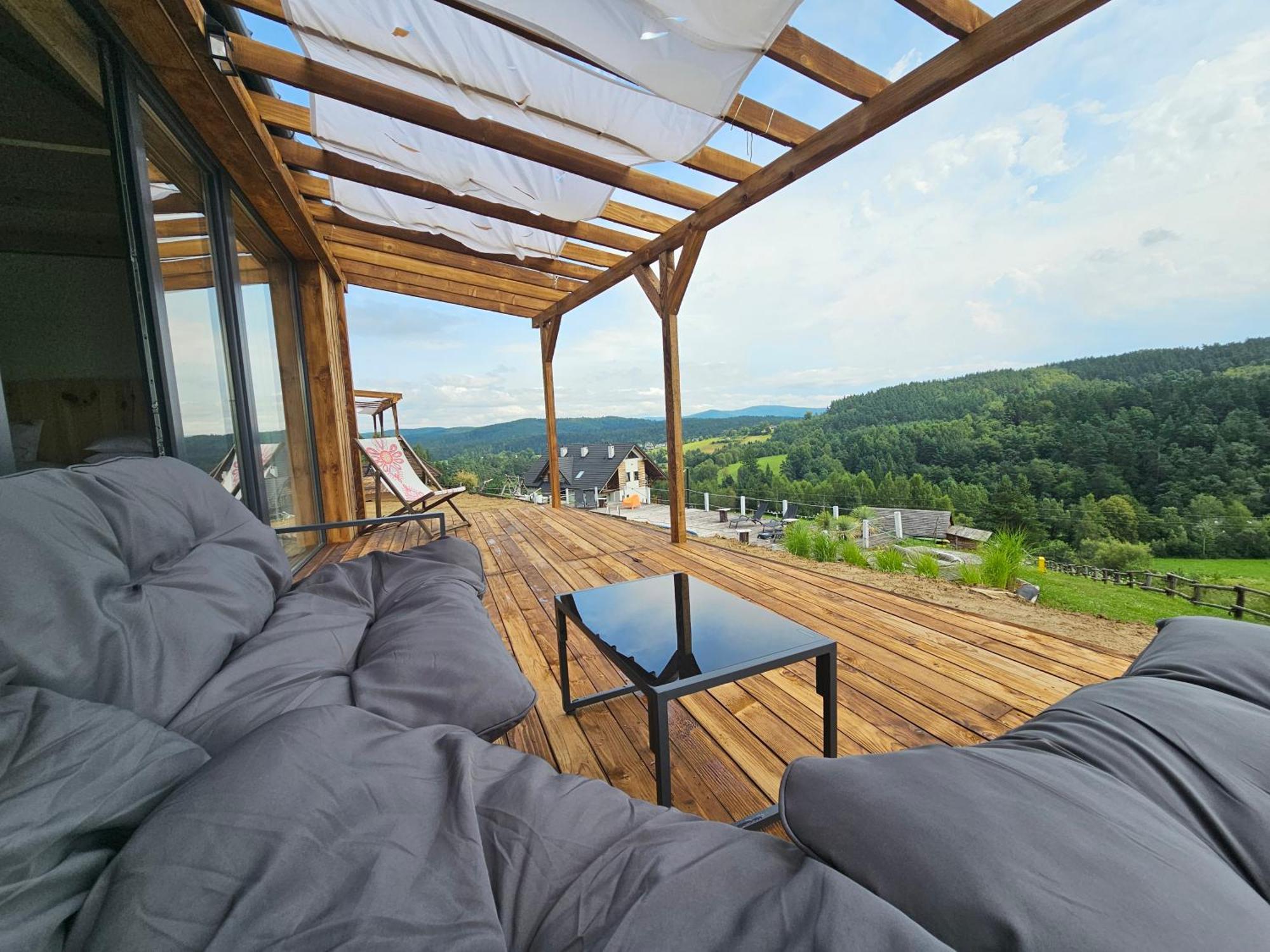 Chata W Bieszczadzie Apartamenty I Domki Z Sauna Bieszczady Полянчик Екстер'єр фото